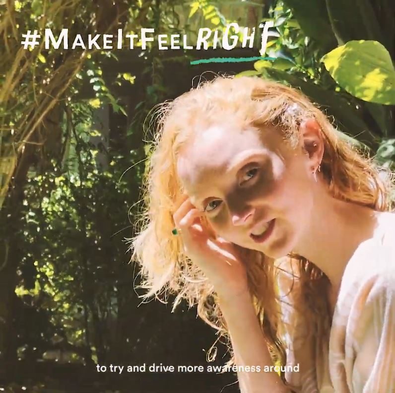 Lily Cole Pledges to #MakeItFeelRight